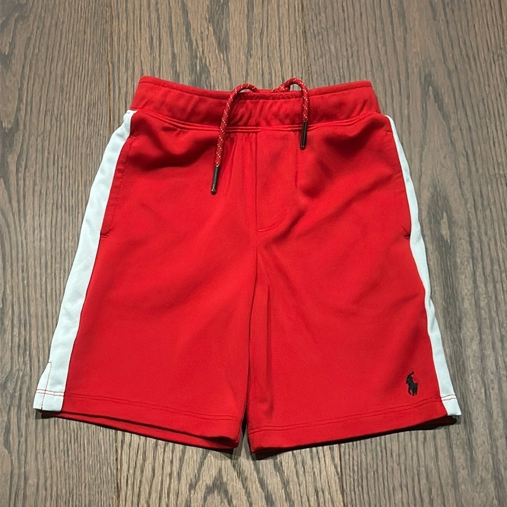 Polo Ralph Lauren Boys Red and White Shorts Size 5